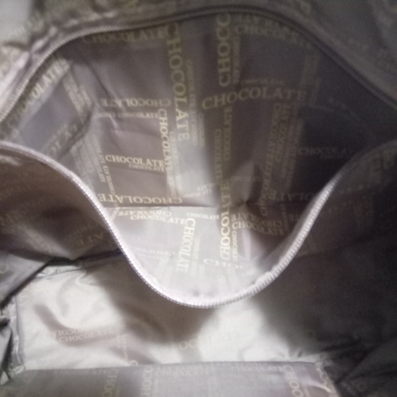 CHOCOLATE NEW YORK EUC FORAL TOTE BAG ZIPPER CLOSURE BEAUTIFUL COLORS VERY CLEAN - Picture 10 of 13